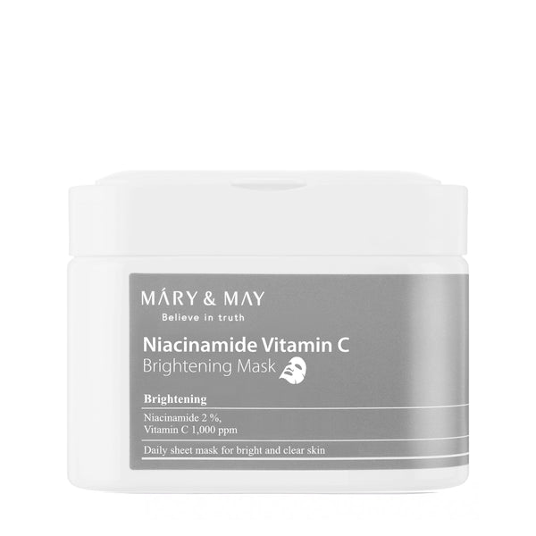 MARY & MAY VEIDO KAUKĖS Niacinamide Vitamin C Brightening Mask